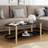 vidaXL Black 110 x 48 x 40 cm Coffee Table