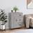 vidaXL Grey Sonoma Engineered Wood Sideboard 69.5x90cm