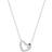 Edblad Eternal Heart Necklace - Silver/Transparent