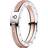 Pandora Signature Two-tone Logo & Pavé Ring - Rose Gold/Transparent