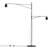 Karakter Awkward Black Floor Lamp 191cm