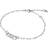 Michael Kors Statement Link MK Sterling Silver Cubic Zirconia Chain Bracelet