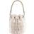 Marc Jacobs Off-White 'The Leather Mini Bucket' Bag 140 Cotton/Silver UNI