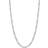 Bloomingdale's Men's Figaro Link Chain Necklace - White Gold