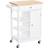 Homcom Kitchen Trolley Table