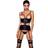 Passion Jannies Corset Black S M