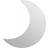 Jones New York Crescent Moon Silver Wall Mirror 30x40cm