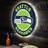 Evergreen Enterprises Seattle Seahawks LED XL Round Wall Décor