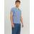 Jack & Jones Bluser T-shirts JJEPaulos - Lyseblå/Citron/Hvid