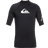 Quiksilver All Time Short Sleeve UPF 50 Rash Vest For Men - Black