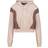 Nike Women's Air Oversized Crop Fleece Hoodie - Fossil Stone/Plum Eclipse