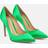 Gianvito Rossi Satin Pumps - Green