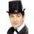 Smiffys Silkebånd Tophat Sort