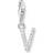 Thomas Sabo Bokstav V med Vita Stenar Berlock