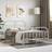 vidaXL Metal Bed Frame without Mattress 120 x 200 cm White