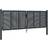 vidaXL Garden Gate Anthracite 300x150 cm Steel 300x150cm