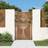 vidaXL Garden Gate 105x205 Corten Steel Tree