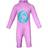 Isbjörn of Sweden Kids' Dolphine Sun Jumpsuit, 74/80, Bubblegum