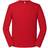 Fruit of the Loom Mens Iconic Long-Sleeved T-Shirt Red Cotton