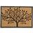 Mudstopper Chadderton 60x90cm Tree of Life Extra Large Rubber-Coir Mat Brown