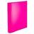 Herma 19712 ringpärm, A4, genomskinlig neonrosa, smal, 2
