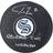 "Jordan Eberle Seattle Kraken Autographed Hockey Puck with "Release The Kraken" Inscription"