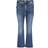 MAC Autentiska Utsvängda Cropped Jeans - Blue