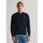 Gant Classic Cotton Crewneck Herr, EVENING BLUE