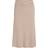 Vila Stickad Midikjol Beige