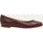 Chloé Scalloped Leather Ballerina Flat