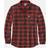 Carhartt Men's Mens Cotton Long Sleeve Plaid Flannel Shirt Red Ochre