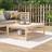 vidaXL Havebord 121x82.5x45 cm Massivt Fyrretræ
