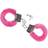 PartyDeco Pink Plys Håndjern