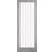 LPD Textured Vertical 1L Clear/Frosted Lines Interior Door (x)