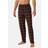 Schiesser Mix Plus Relax Long Pants - Red Pattern