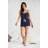 Pretty You London Bamboo Cami Short Pyjama Set in Midnight
