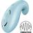 Satisfyer Dipping Delight Genopladelig Klitoris Vibrator Blå