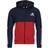 adidas Essentials Colorblock Fleece Full-Zip Hoodie - Legend Ink/Scarlet