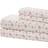 Amrapur Overseas Modern Underlakan Vit, Rosa (228x100cm)