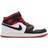 NIKE Air Jordan 1 Mid GS - White/Black/Gym Red