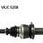 SKF VKJC 5208 Trækaksel 855 184.5 med Leje