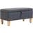 Homcom Storage Ottoman Storage Bench 71x36cm