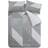 Catherine Lansfield Larsson Geo Duvet Cover Grey, White (230x220cm)