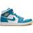 NIKE Air Jordan 1 Mid M - Aquatone/Celestial Gold/White