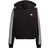 Adidas Essentials 3-Stripes French Terry Bomber Full Zip Hoodie - Black/White