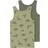 Name It Dino Tank Top 2-pack - Sage