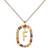 Pdpaola Gold Plated Floating Letter Necklace