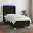 vidaXL LED-lys 90x190 stof Kontinentalseng