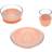 Lässig Spisesæt af glas og silikone apricot