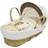 Kinder Valley Tiny Ted Cream Moses Basket Bedding Palm